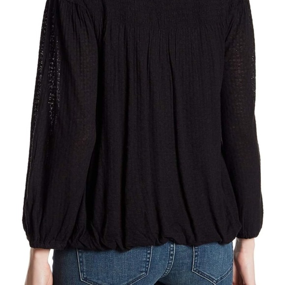 Free People Begonia Black Embroidered  size S - Picture 2 of 3